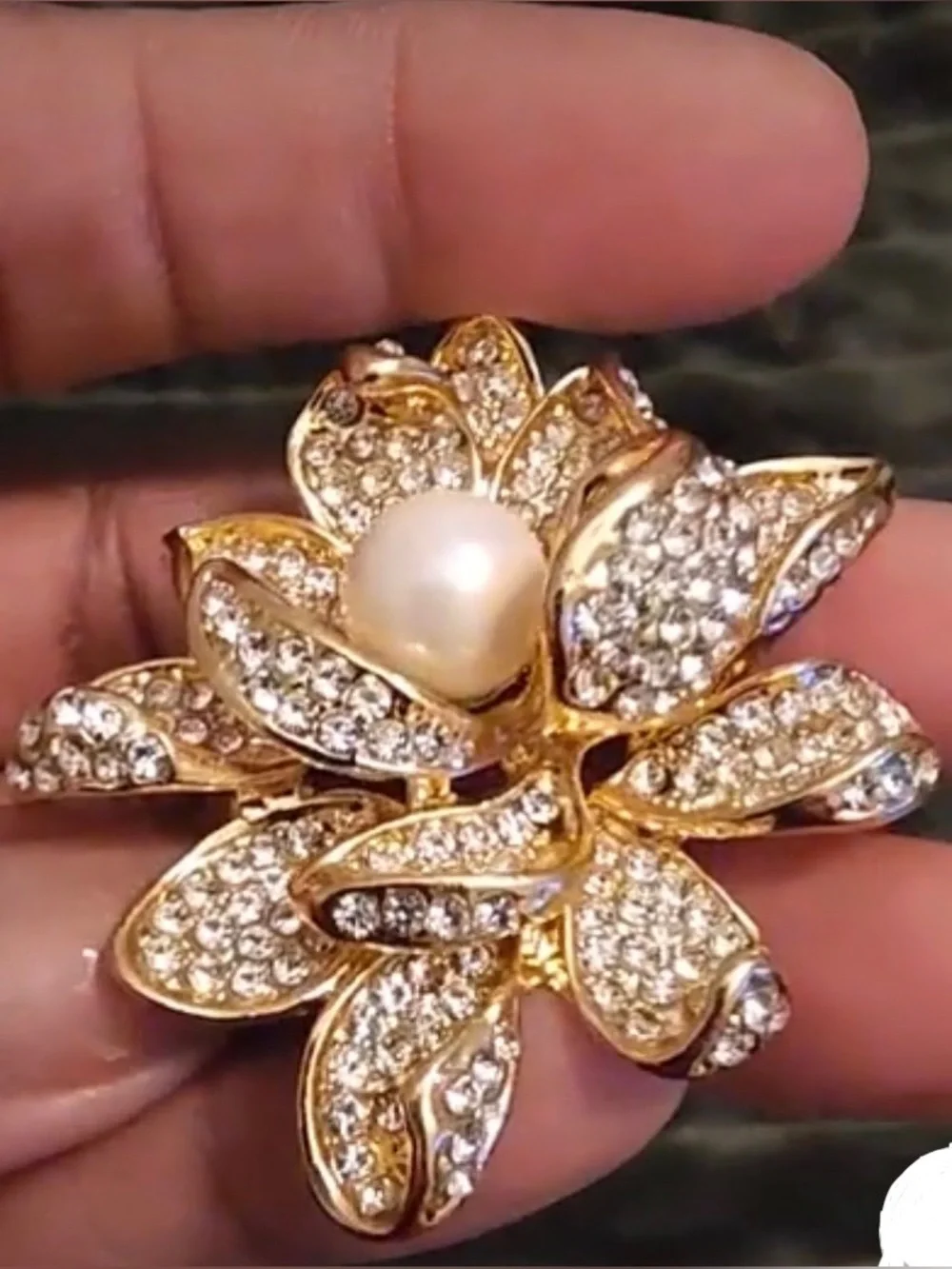 Anthropologie gold tone